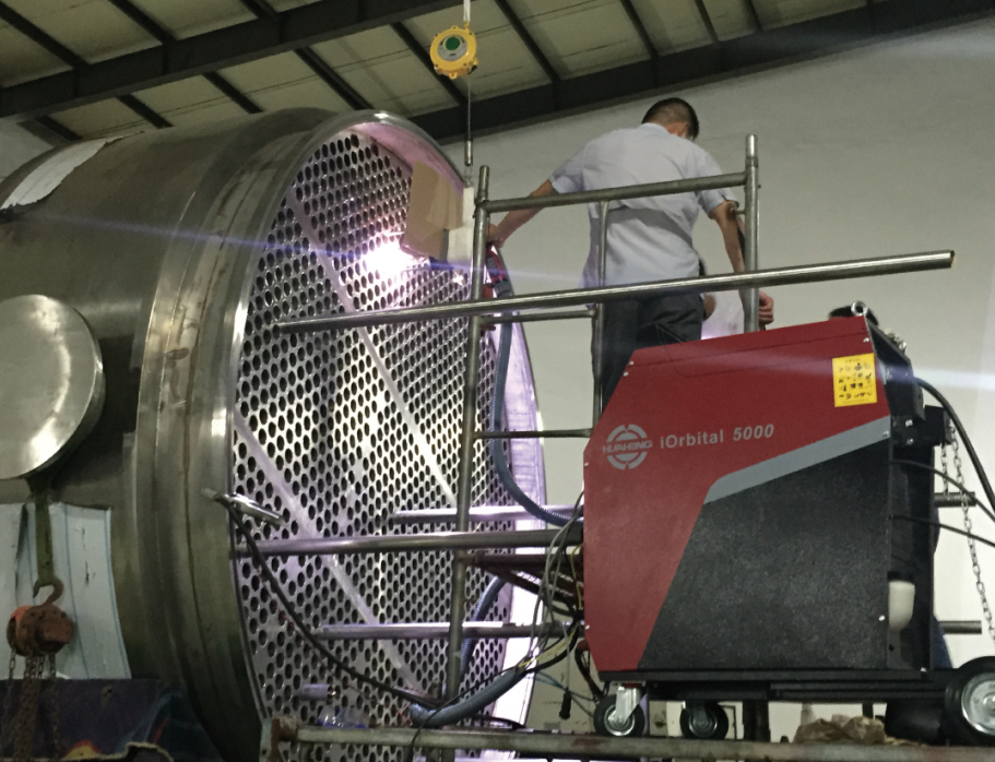 pressure vessels - pipe welding