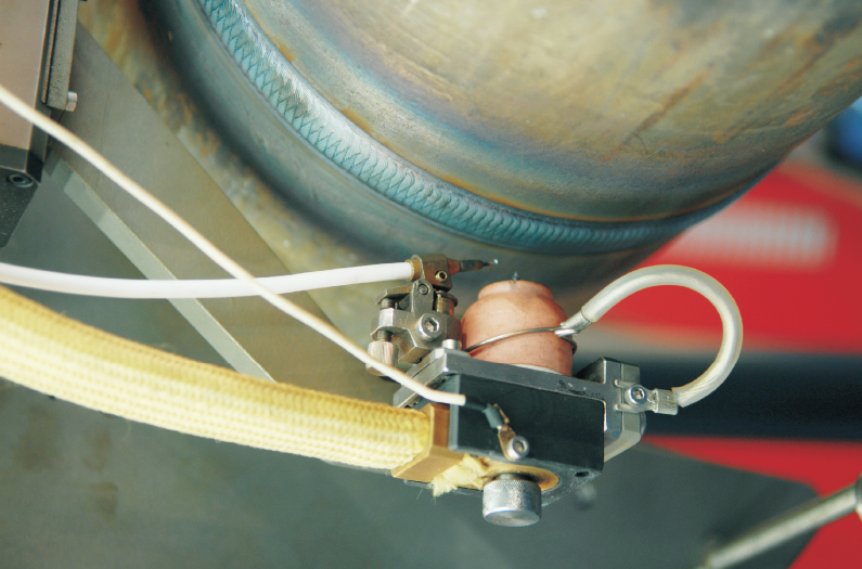 wire feed thick wall pipe welding system
