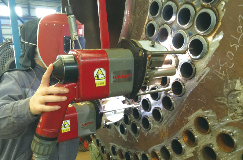 tube sheet welding system