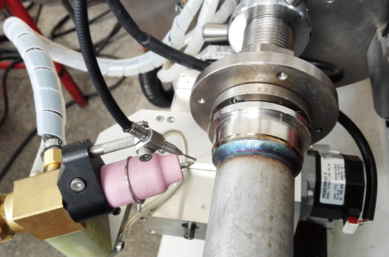 high pressure oil pipe welding system