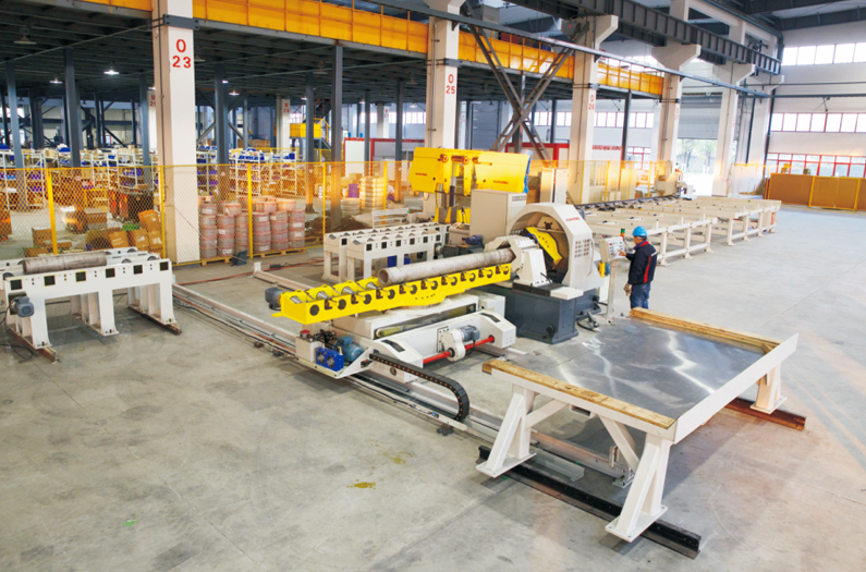 pipe production line