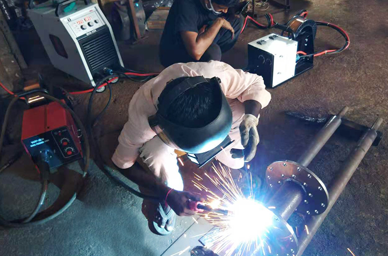 gas shielded welding