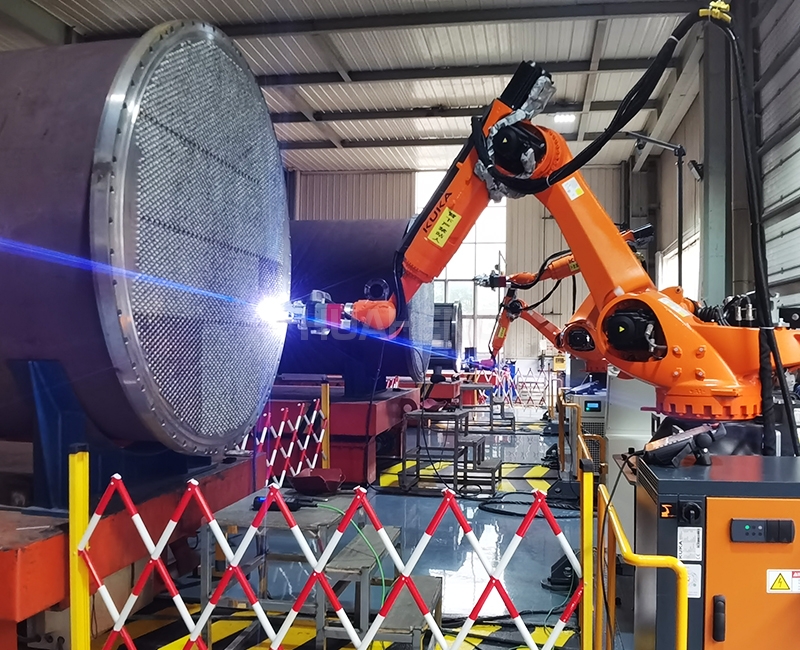 robotic tube sheet welding system
